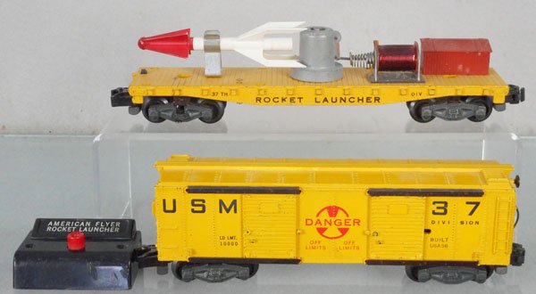 AMERICAN FLYER 25056 ROCKET LAUNCHER & USM SET (1 of 1)