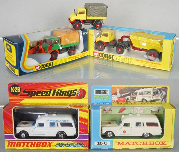 5 CORGI & MATCHBOX MERCEDES VEHICLES (1 of 1)