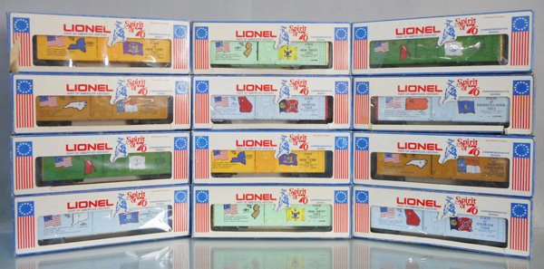 12 LIONEL SPIRIT OF 76 CARS (1 of 1)