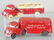 2 METAL CAST ADVERTISING TRUCKS