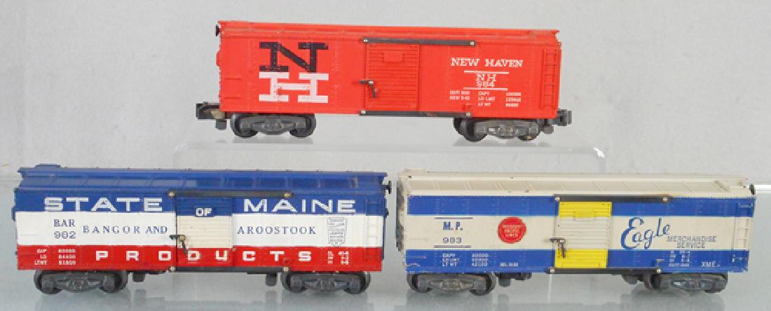 3 AMERICAN FLYER BOX CARS (1 of 1)
