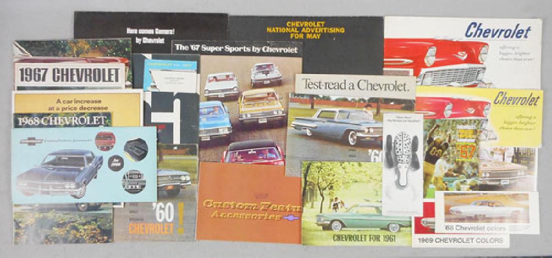 35 CHEVROLET CAR BROCHURES (1 of 1)