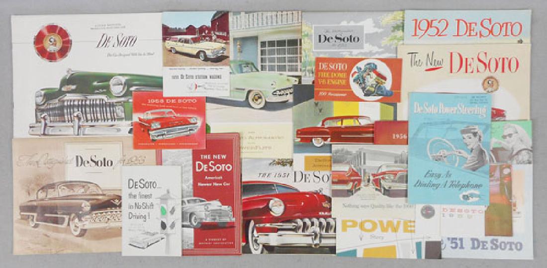 20 DESOTO CAR BROCHURES (1 of 1)
