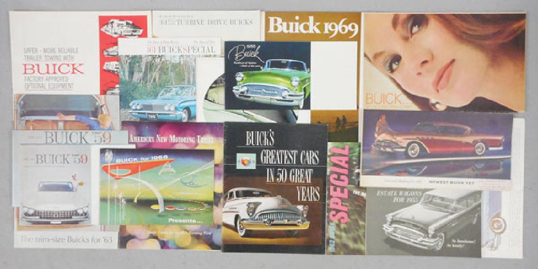 20 BUICK CAR BROCHURES (1 of 1)