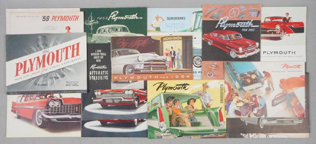 20 PLYMOUTH CAR BROCHURES (1 of 1)