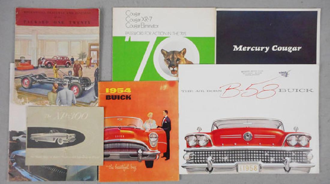 8 MERCURY, BUICK & PACKARD BROCHURES (1 of 1)