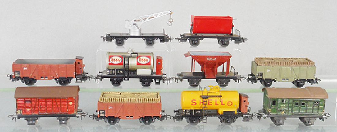10 MARKLIN FREIGHT CARS (1 of 1)