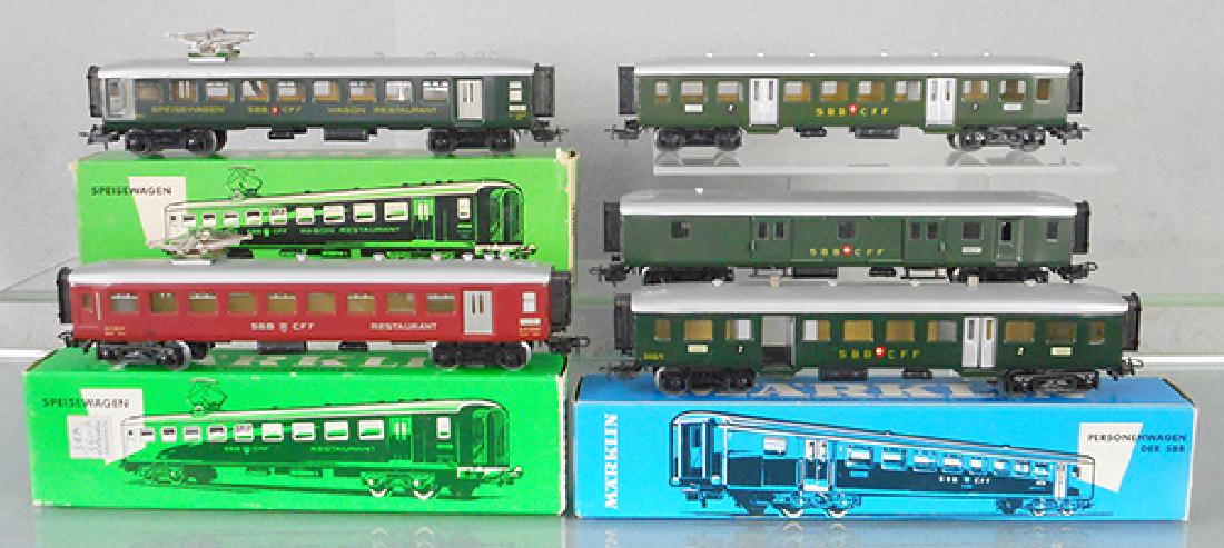 5 MARKLIN SWISS PASSENGER CARS (1 of 1)