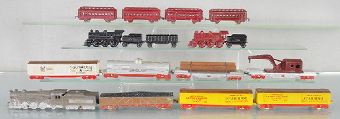 3 TOOTSIETOY TRAIN SETS (1 of 1)