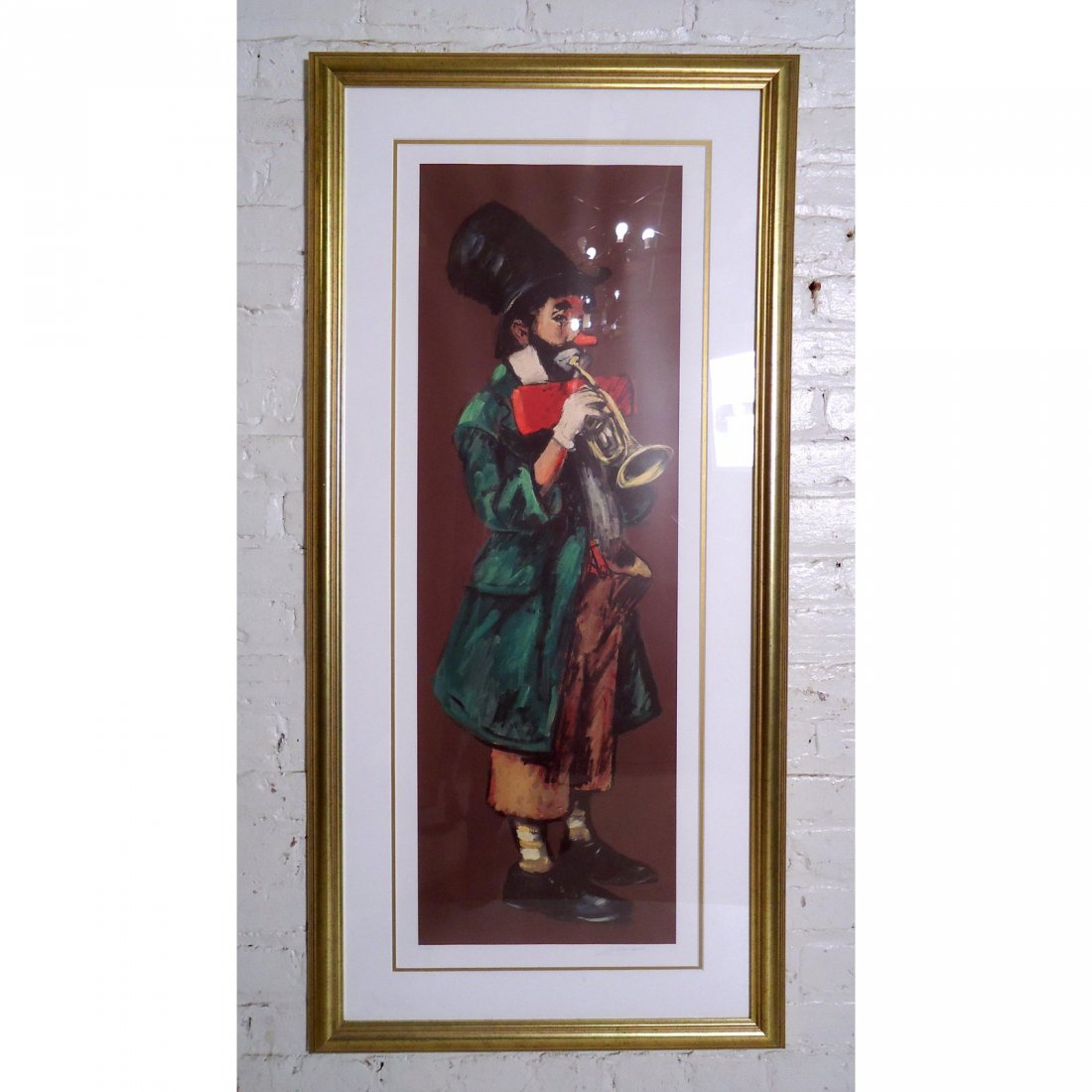 Vintage Modern Leighton Jones Clown Print (1 of 3)