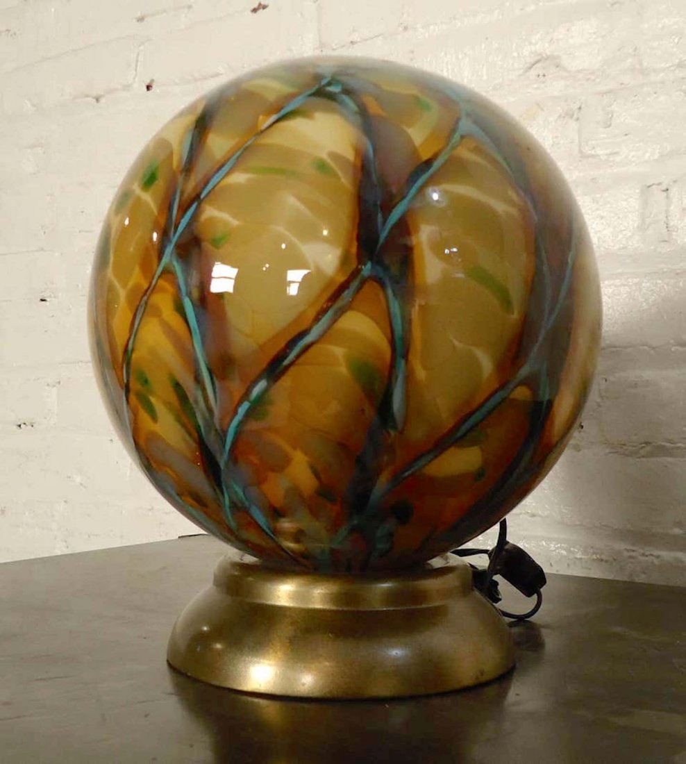 Odd Mid-Century Modern Sphere Lamp (1 of 4)