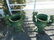 Amazing Pair of Cast Iron Urns with Cherubs on the Side