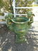 Amazing Pair of Cast Iron Urns with Cherubs on the Side - 4