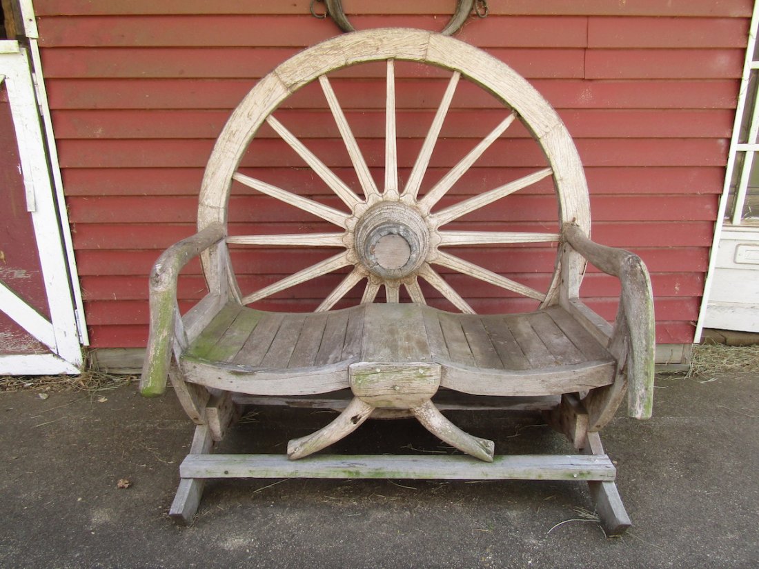 Unusual Wood Bench (1 of 5)