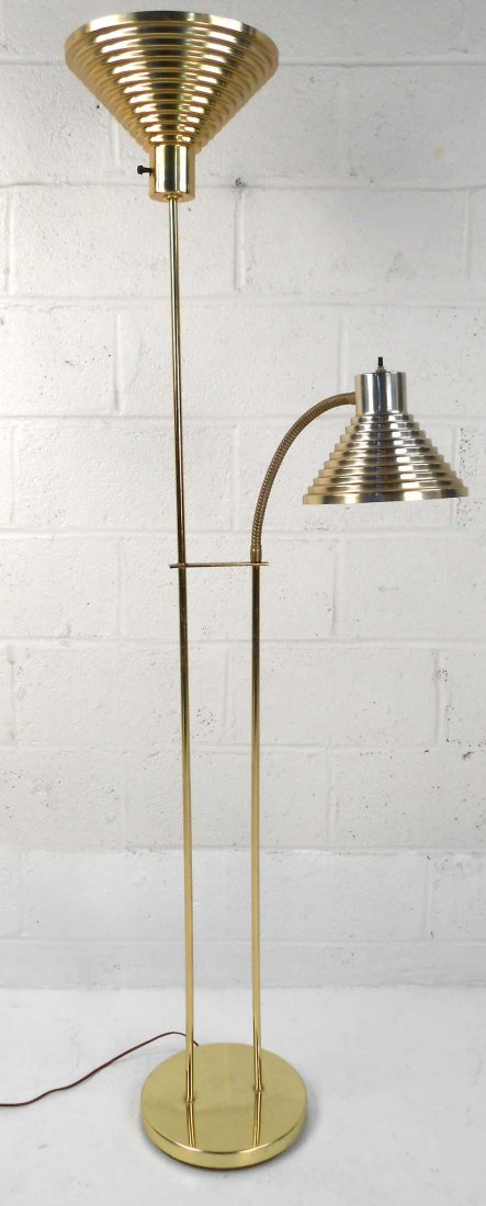 Vintage Brass Floor Lamp (1 of 4)