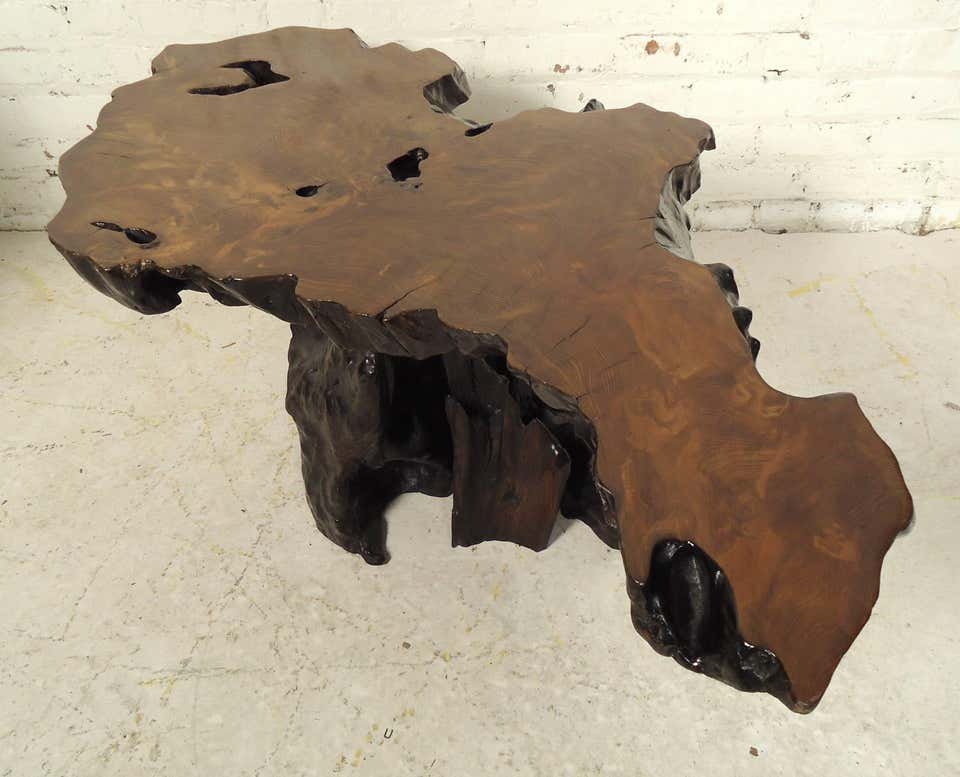 Mid-Century Live Edge Coffee Table (1 of 4)