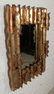Brutalist Metal Mirror