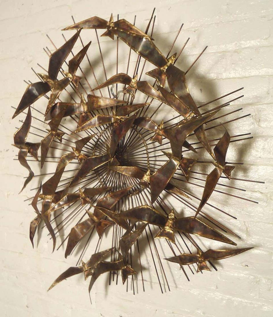 Sunburst Sculpture by C. Jere (1 of 3)