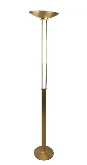 Elegant Standing Brass Torchère (1 of 5)