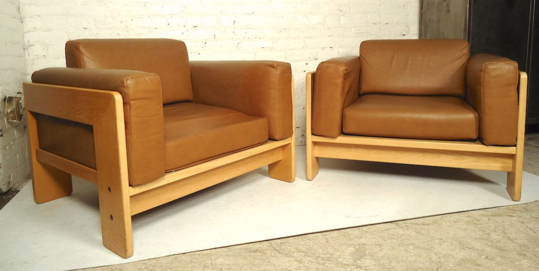 Pair of Knoll Lounge Chairs by Tobia Scarpa (1 of 6)