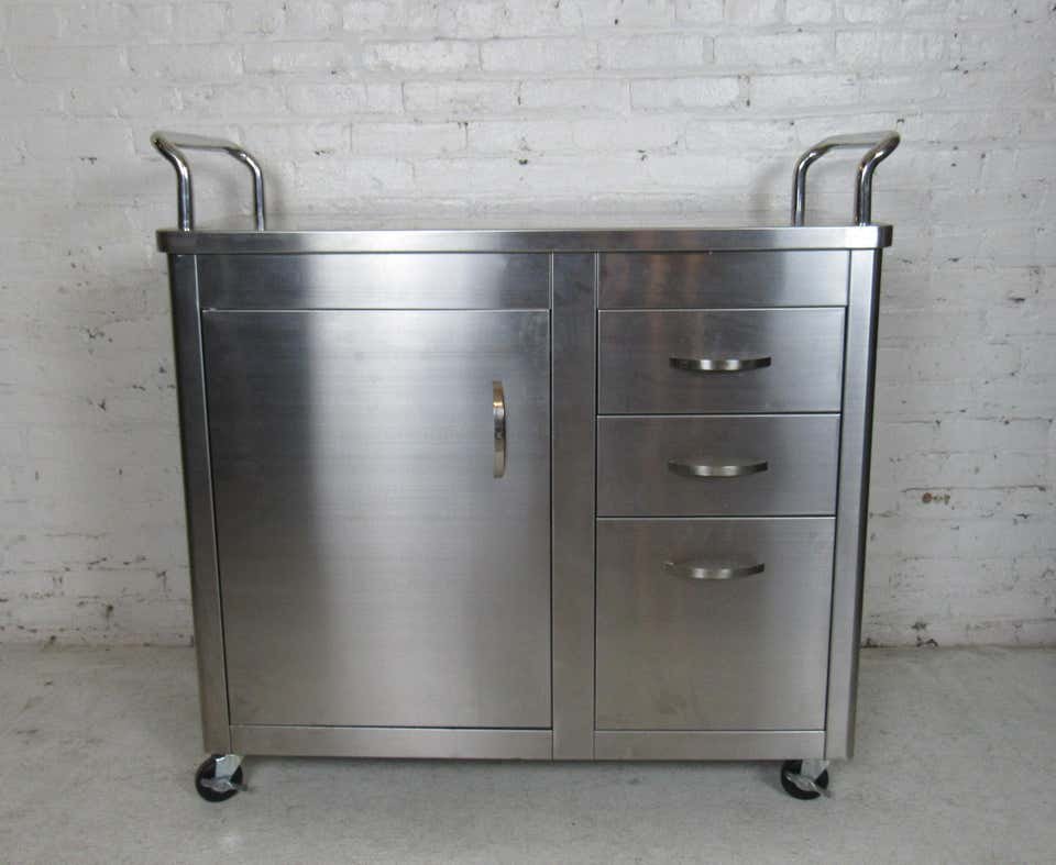 Stainless Steel Rolling Cart (1 of 5)