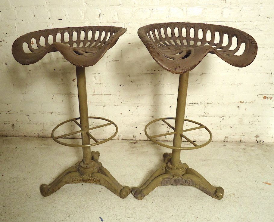 Pair Iron Stools (1 of 6)