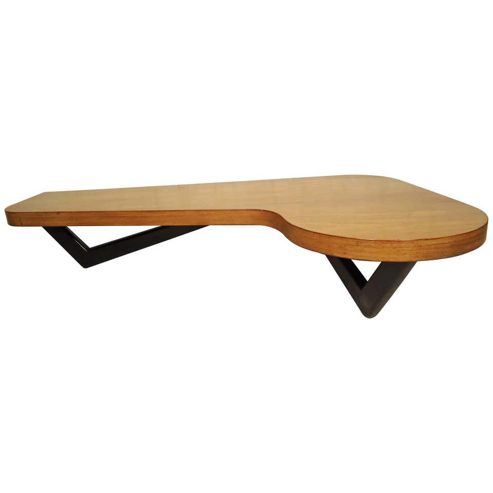 Mid-Century Pearsall Style Kidney Coffee Table (1 of 6)