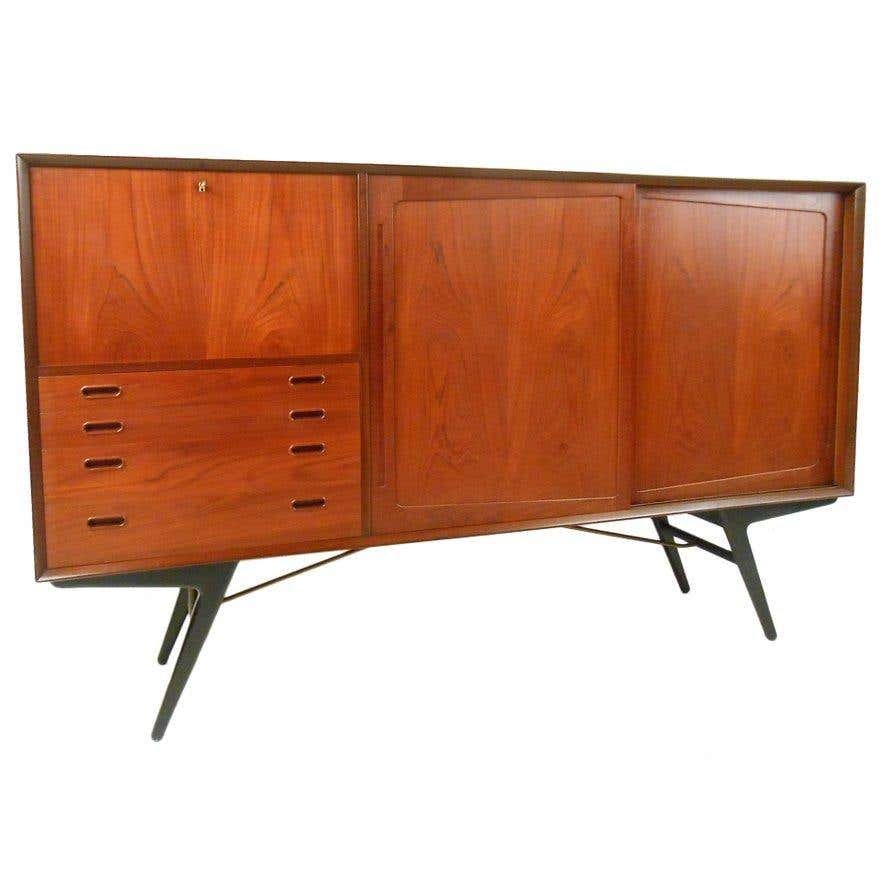 Danish Modern Teak Cabinet (1 of 7)
