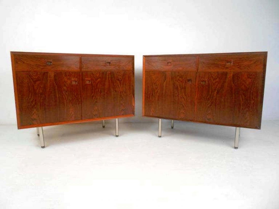 Matching Pair of Danish Rosewood Cabinets (1 of 6)