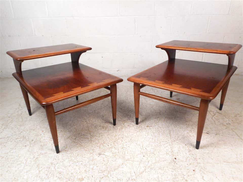 Midcentury Two-Tier End Tables by Lane (1 of 7)