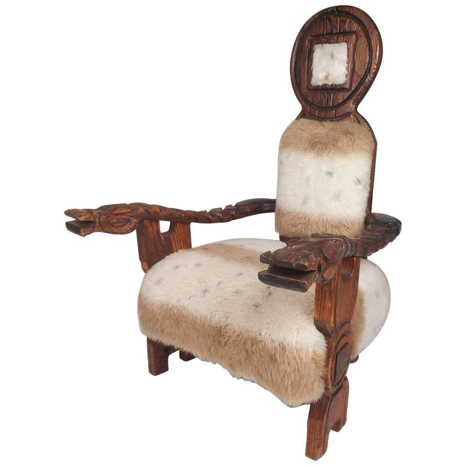 Vintage Primitive Style Witco Lounge Chair (1 of 5)