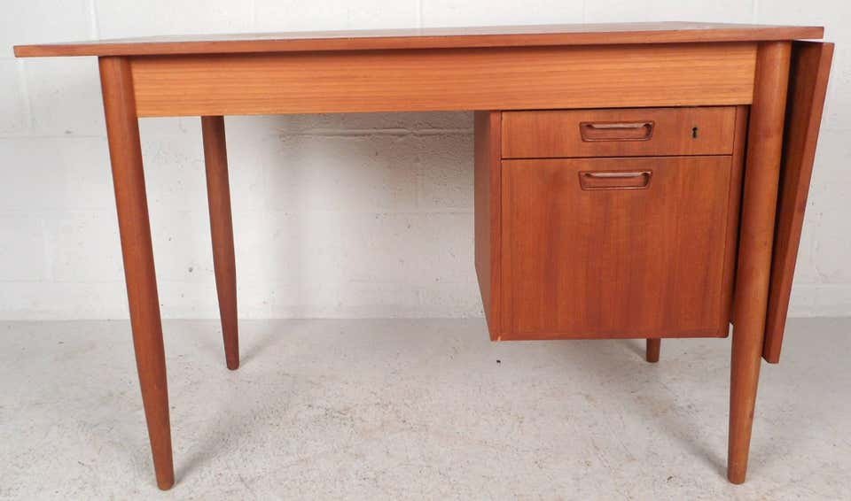 Mid-Century Modern Slide Top Danish Desk (1 of 8)