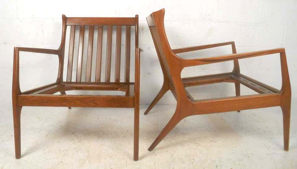 American Walnut Lounge Chairs (1 of 3)