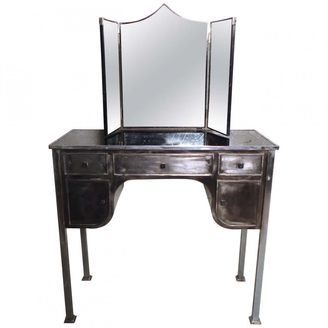 Vintage Industrial Vanity with Mirror (1 of 9)