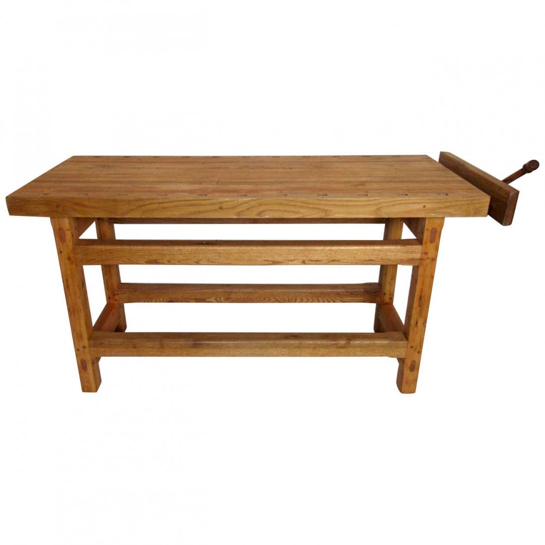 Vintage Work Table with Vice (1 of 5)