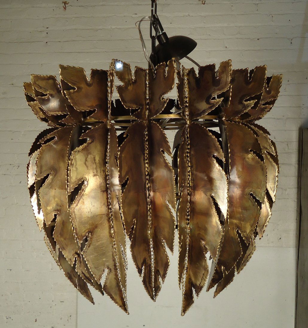 Large Brutalist Chandelier (1 of 6)