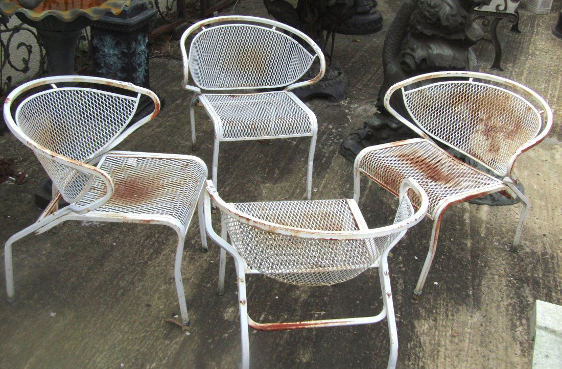 Set of Mid-Century Outdoor Chairs (1 of 3)
