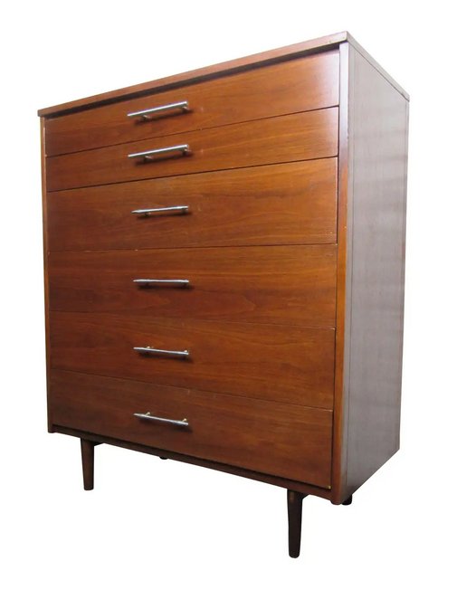 Mid-Century Walnut Dresser (1 of 6)