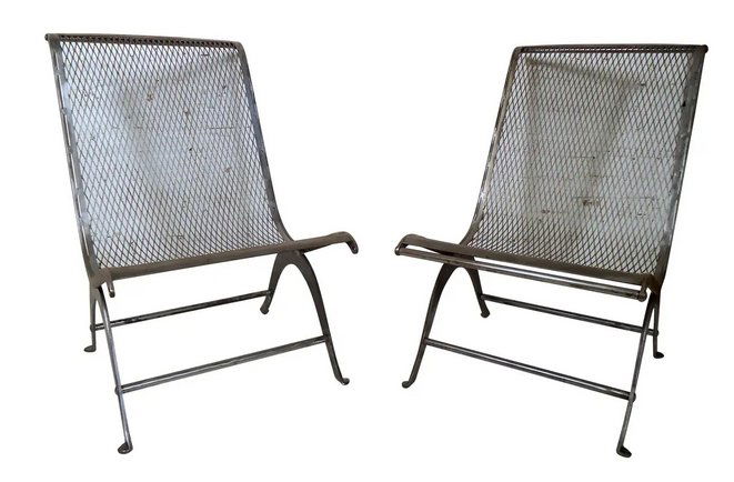 Pair of Vintage Industrial Chairs (1 of 3)