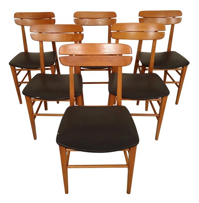 Set of Mid-Century Modern Dining Chairs (1 of 6)