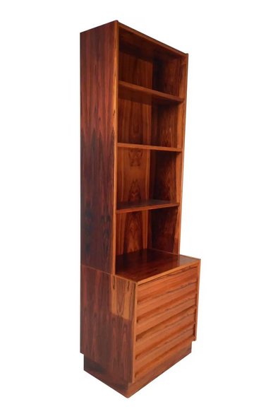 Mid-Century Modern Rosewood Bookcase (1 of 5)