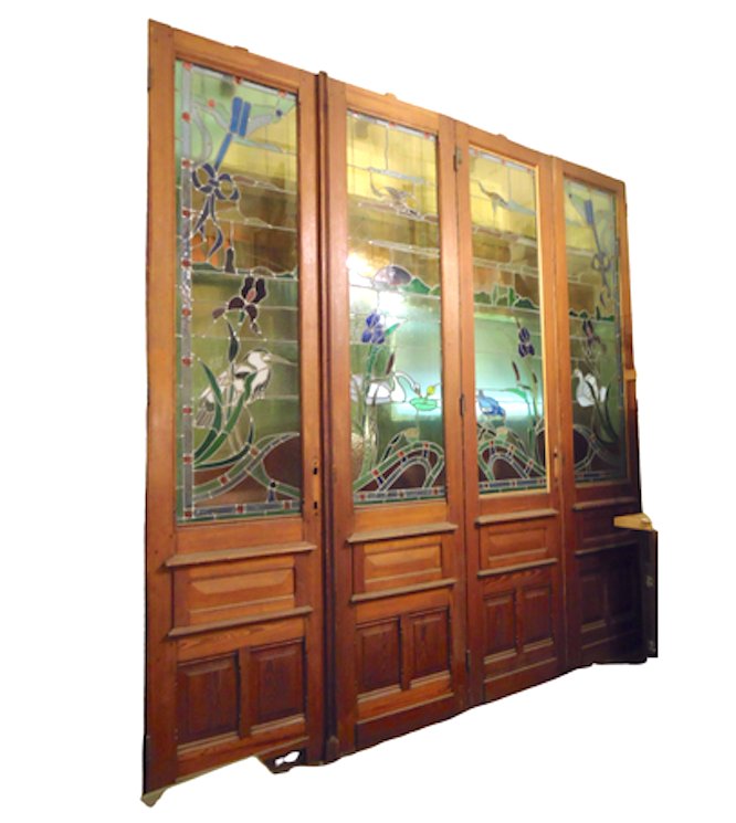 Large Set of Doors with Stained Glass (1 of 13)