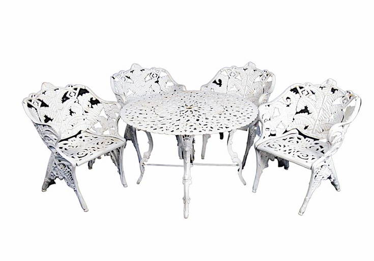 Outdoor Cast Iron Patio Set