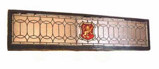 Large Vintage Stained Glass Window (1 of 3)