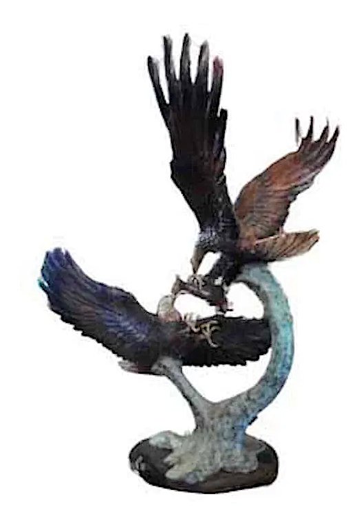Bronze Eagle Sculpture (1 of 4)