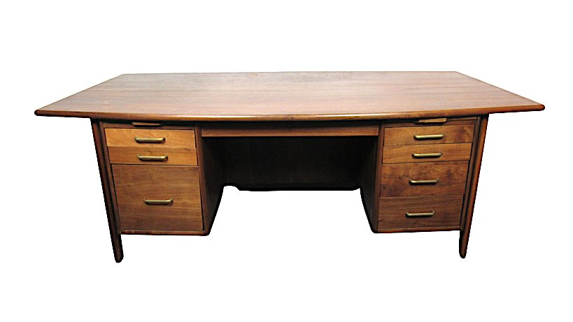 Large Mid-Century Modern Desk (1 of 8)