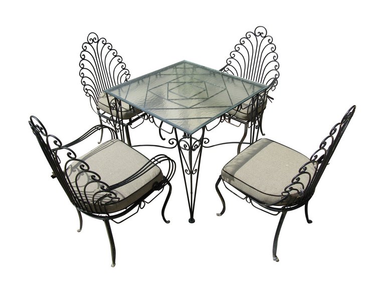Modern Iron Patio Set (1 of 4)