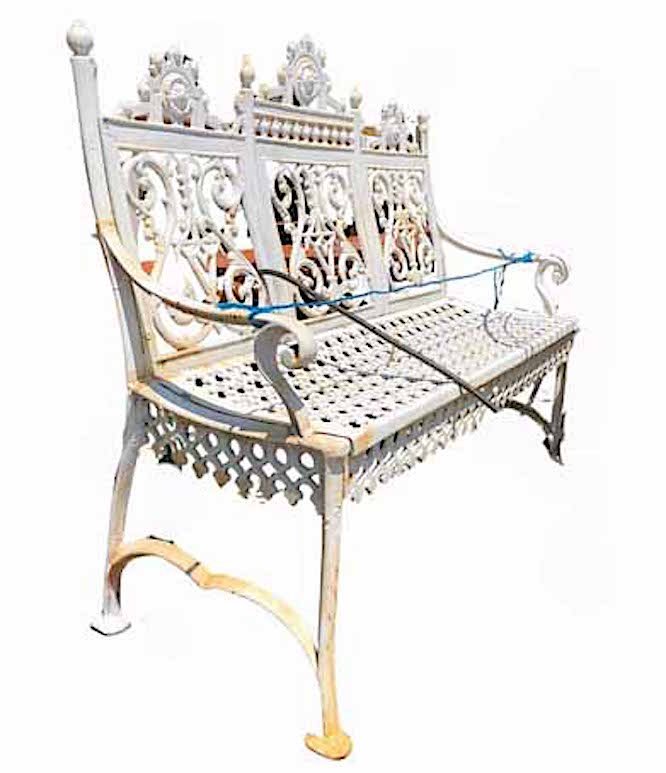 Cast Iron Loveseat (1 of 5)