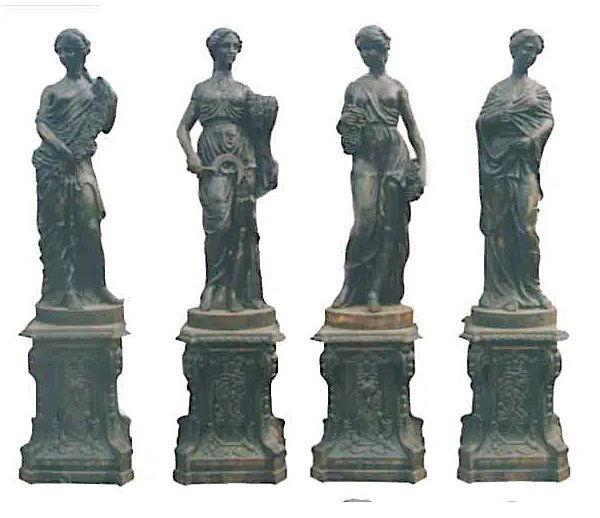 The Four Goddesses of the Seasons Statues (1 of 4)