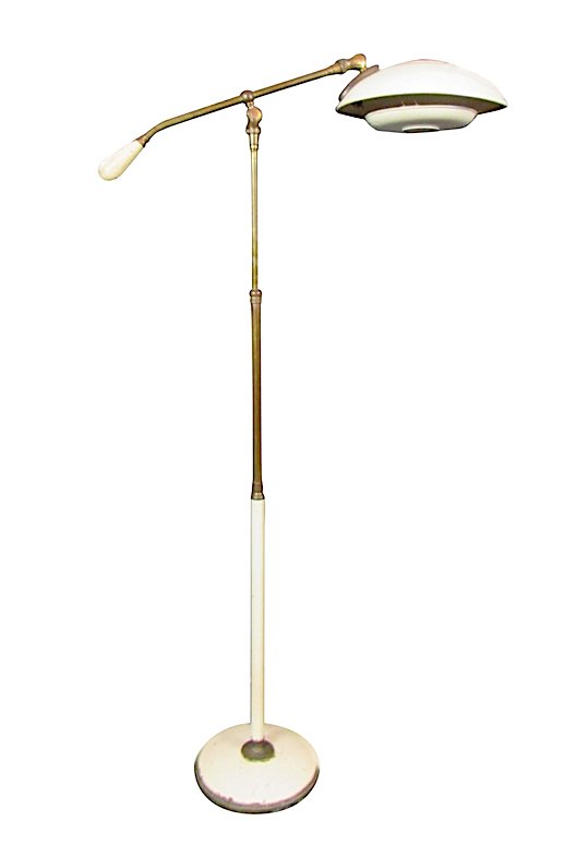 Italian Adjustable Brass Floor Lamp (1 of 7)